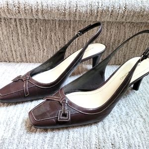 Brown Bandolino Size 9.5 Sling Back Pump